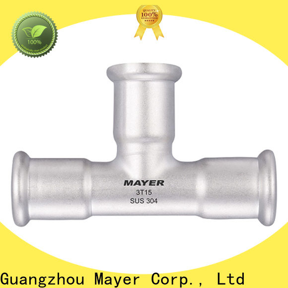 New tee pipe fitting water company gas supply