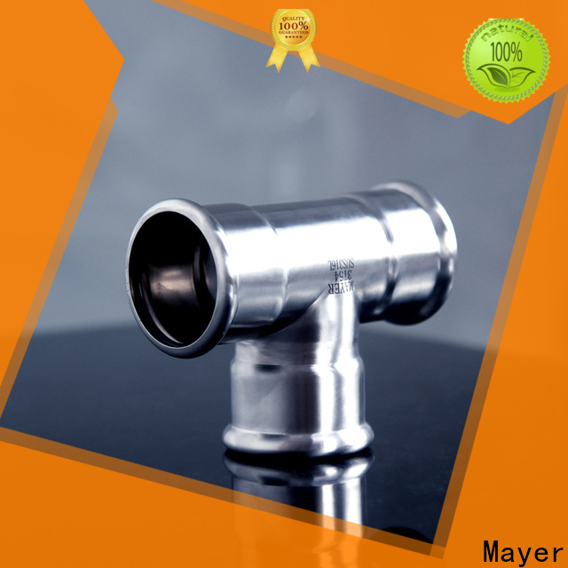 Mayer Top branch tee fitting for business gas supply