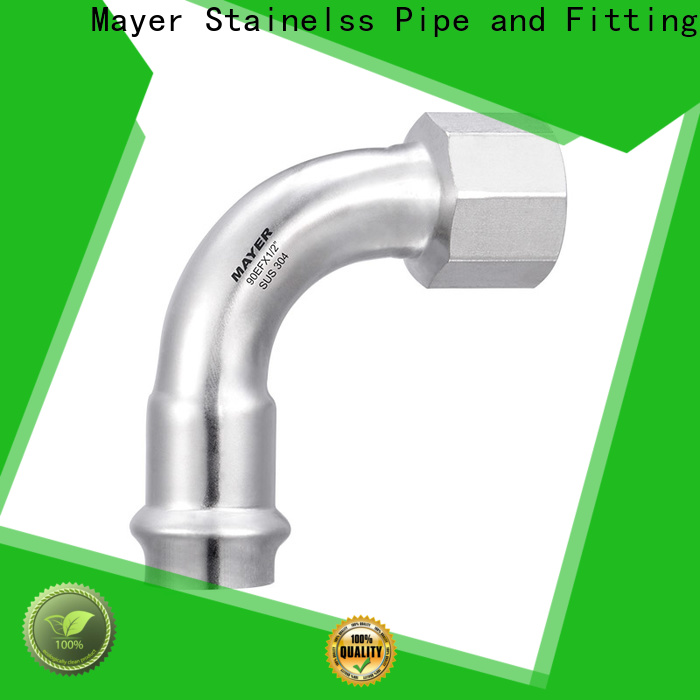 Mayer Top elbow pipe fitting factory steam system