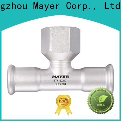 Mayer gas tee stainless steel for business gas supply