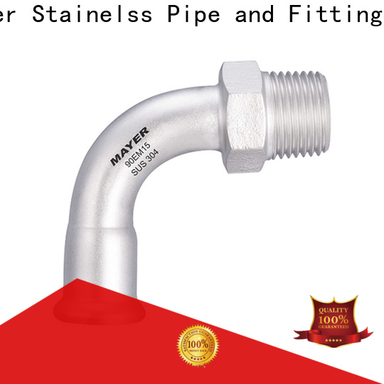 Mayer Top fitting elbow for business tap water system