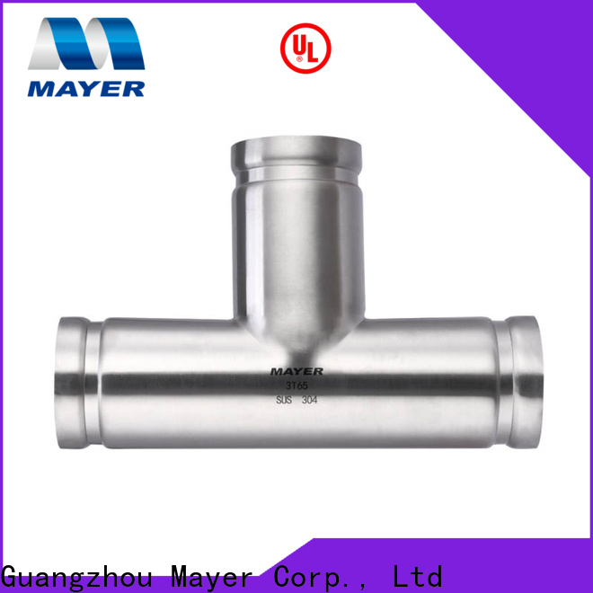 Mayer High-quality grooved fitting factory water pipeline
