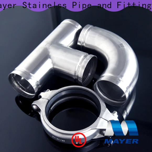 Mayer New stainless steel grooved fittings factory water pipeline