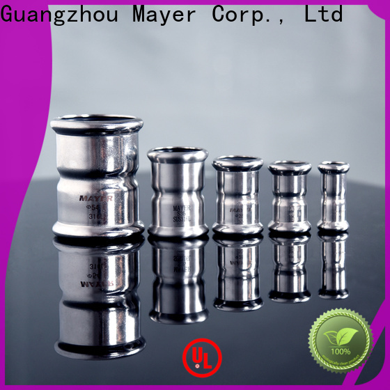Custom stainless steel coupling stainless suppliers cold and hot water supply