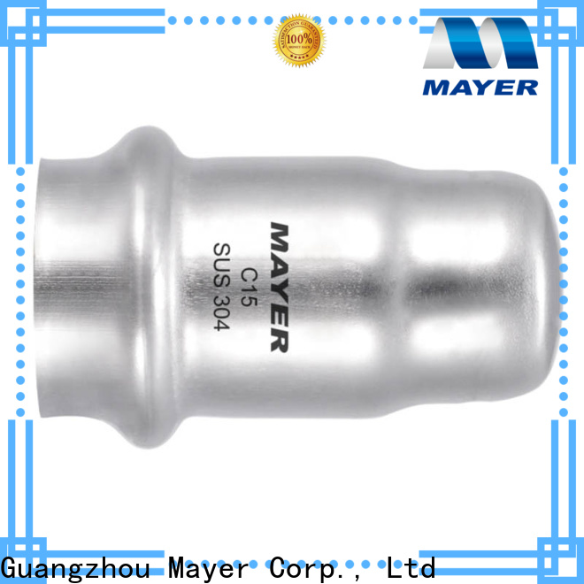 Mayer press stainless steel end cap suppliers gas pipeline