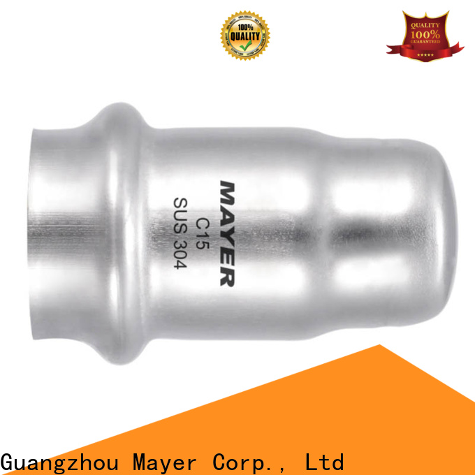 Mayer cap end cap stainless steel manufacturers water pipeline