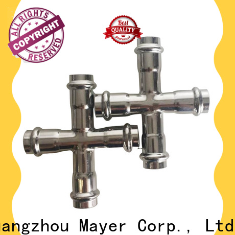 Mayer fitting cross tee fitting factory cold and hot water supply