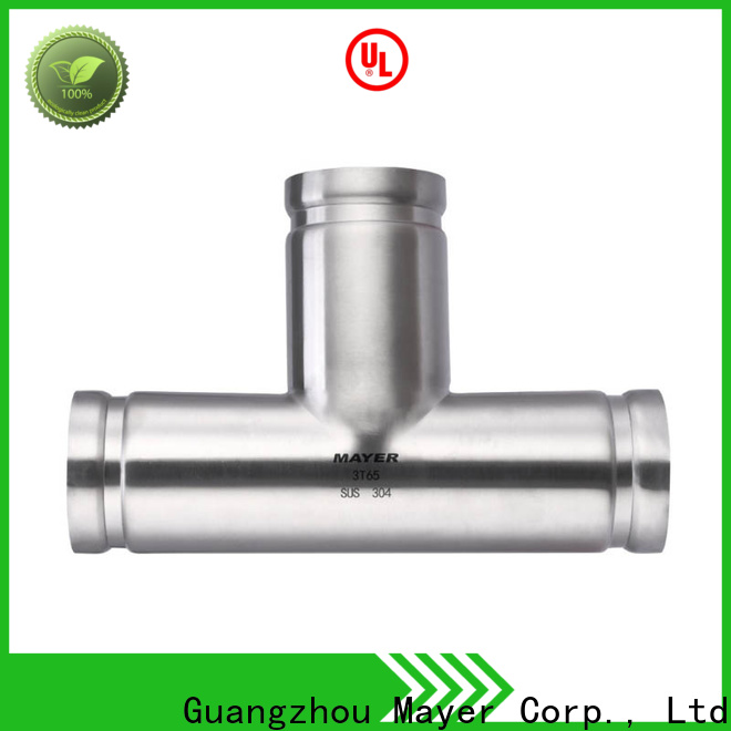 High-quality stainless steel grooved pipe fittings stainless suppliers water pipeline