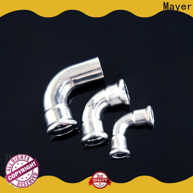 Mayer equal fitting elbow factory industrial gas pipe system