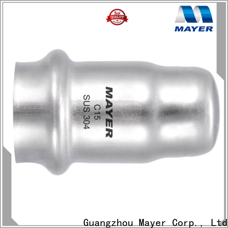 Mayer Latest end cap stainless steel supply gas pipeline