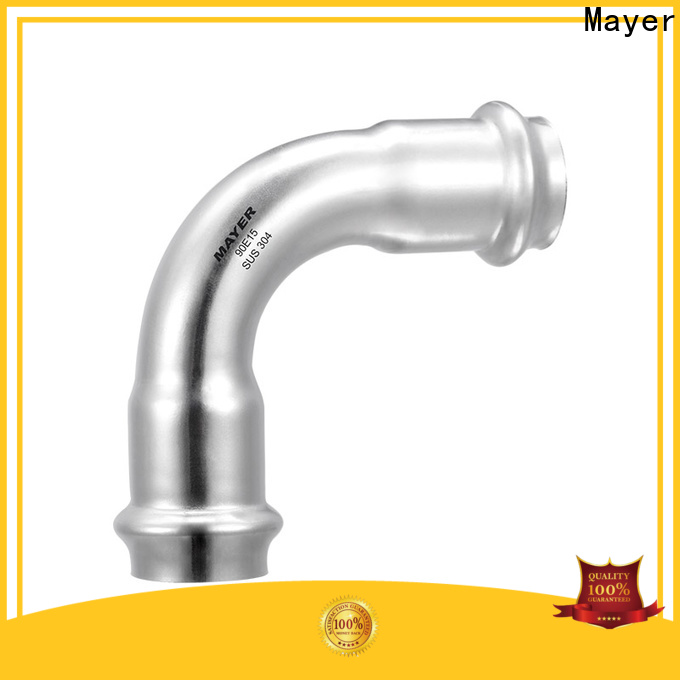 Mayer female elbow fitting for business tap water system