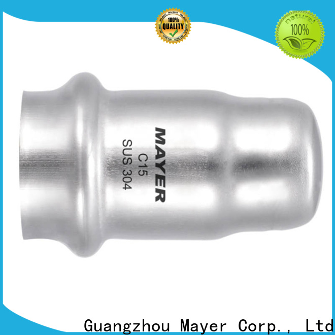 High-quality end cap stainless steel fitting suppliers gas pipeline