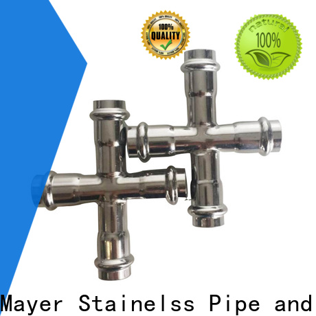 Custom cross pipe fitting profile company cold and hot water supply