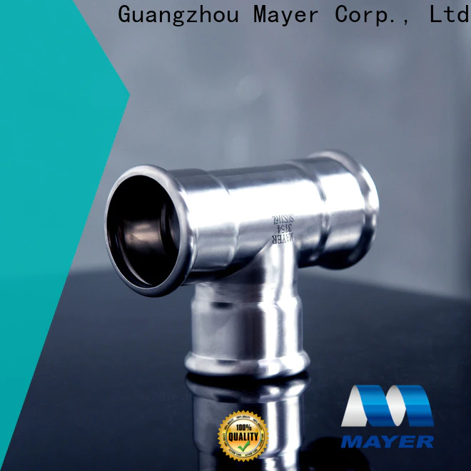 Latest stainless steel tee fittings female supply water supply