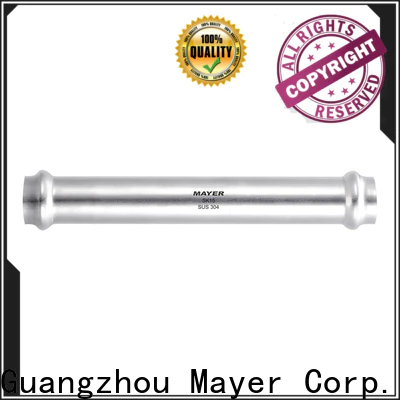 Mayer profile stainless steel pipe coupling for sale cold and hot water supply