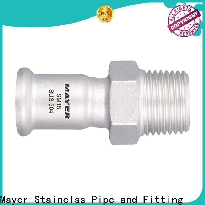Mayer multi stainless steel pipe coupling factory cold and hot water supply