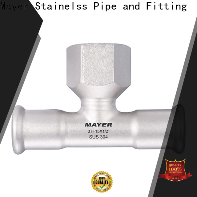 Mayer Top tee pipe fitting company water supply