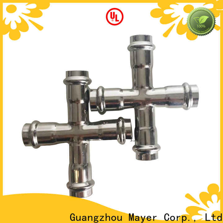 Mayer Custom cross pipe fitting suppliers food industry