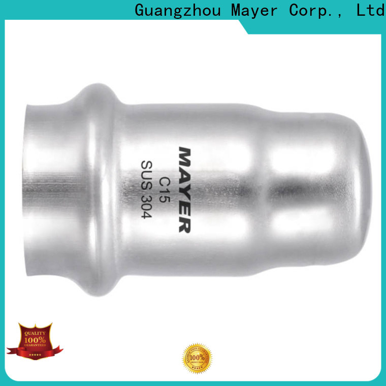Mayer Latest stainless steel end cap supply water pipeline