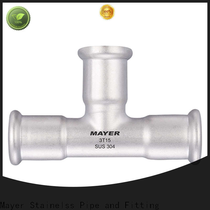 Mayer Best tee pipe fitting for business gas supply
