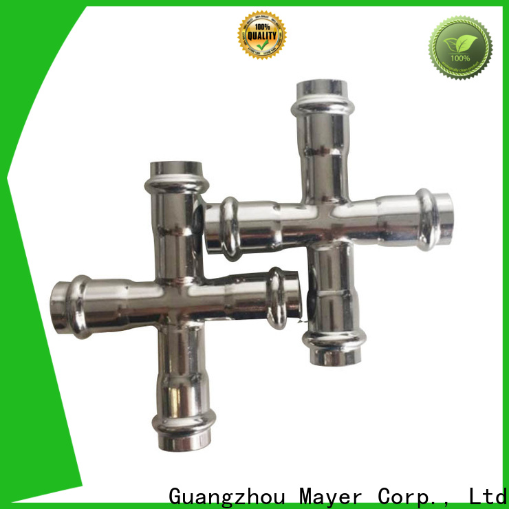 Mayer Latest cross tee pipe fitting factory cold and hot water supply
