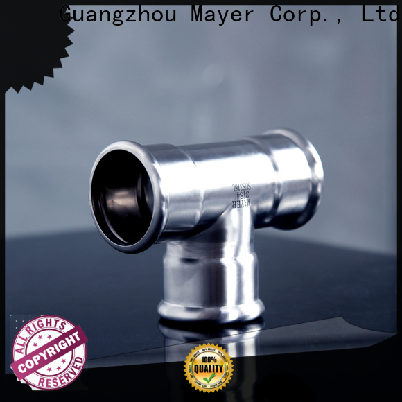 Mayer tee stainless steel tee fittings factory water supply