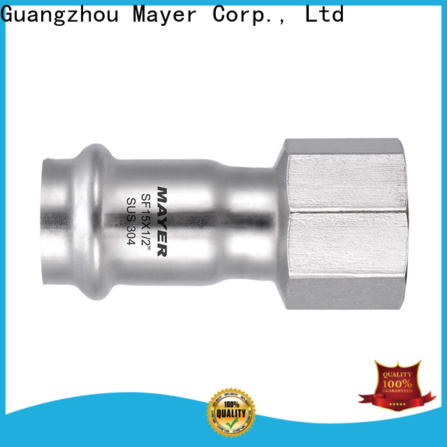Custom press fit coupling stainless for business food industry