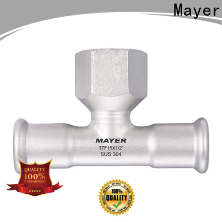 Mayer Best tee stainless steel factory gas supply