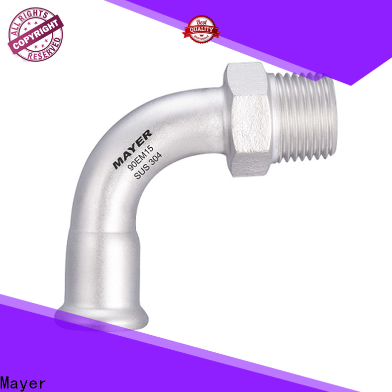 Mayer mv elbow pipe fitting manufacturers industrial oil pipe system