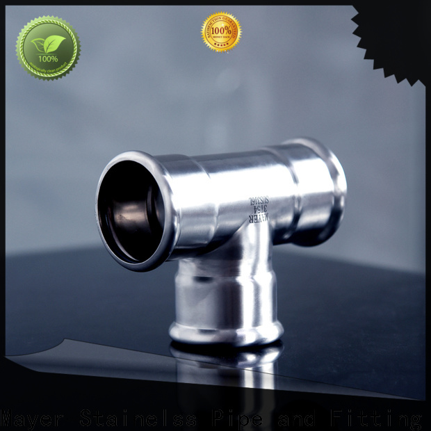 Mayer water tee stainless steel suppliers gas supply