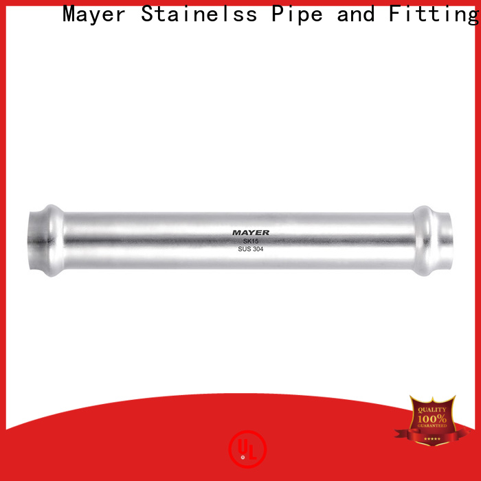 Mayer Custom stainless steel coupling supply cold and hot water supply