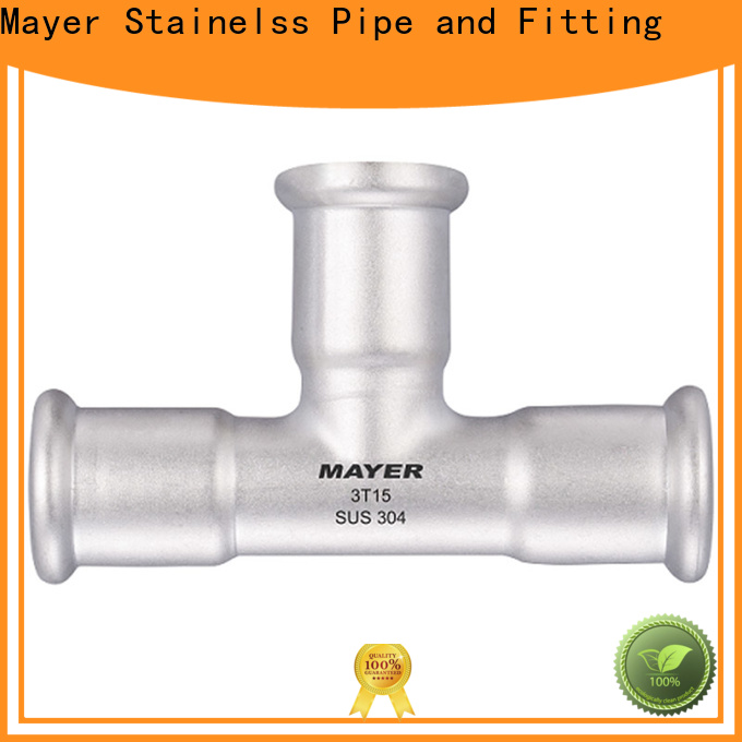 Mayer equal branch tee for business gas supply