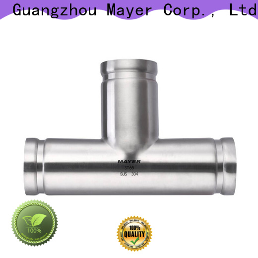 Mayer grooved stainless steel grooved pipe fittings supply water pipeline