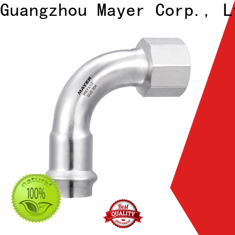 Mayer degrees elbow pipe fitting supply industrial gas pipe system