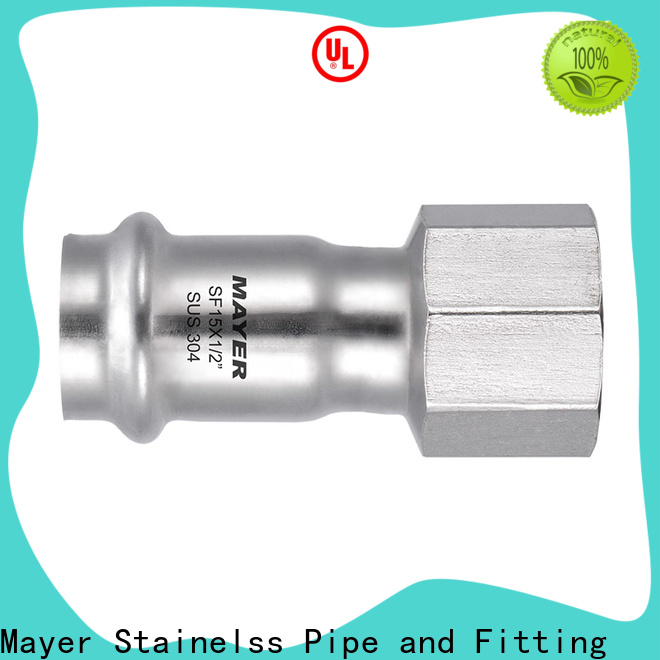 Mayer piping stainless steel pipe coupling supply gas supply