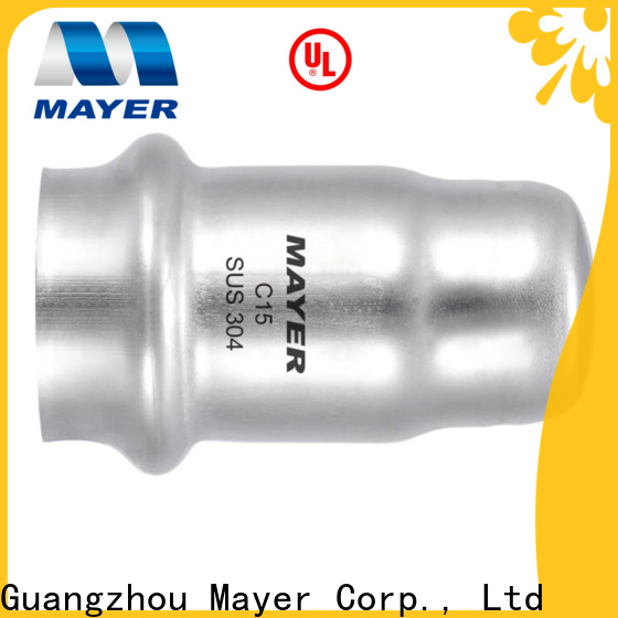 Mayer Custom end cap stainless steel suppliers water pipeline