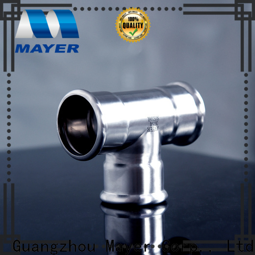 Mayer Wholesale tee pipe fitting for sale gas supply