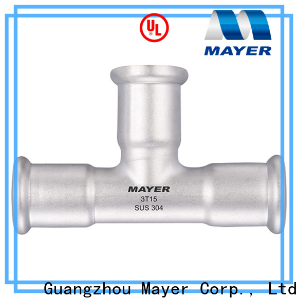 Mayer Wholesale stainless steel tee for sale water supply