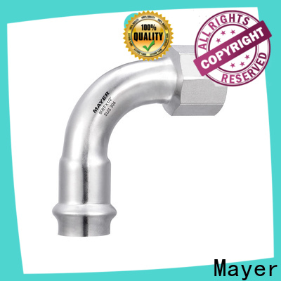 Mayer stainless elbow pipe fitting for sale heating system