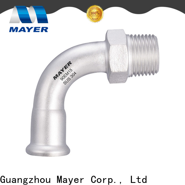 Mayer Top elbow fitting factory tap water system