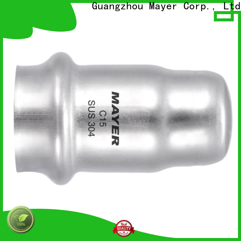 Mayer New end cap stainless steel for business water pipeline