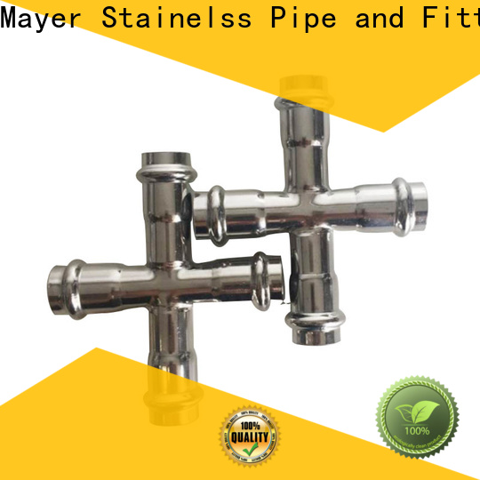 Mayer press cross pipe fitting supply cold and hot water supply