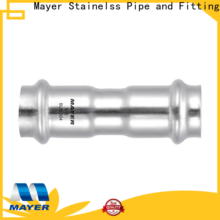 Mayer Latest stainless steel pipe coupling manufacturers gas supply