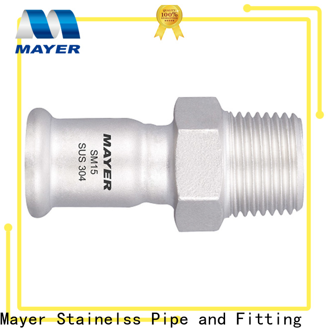 Mayer male stainless steel coupling suppliers gas supply