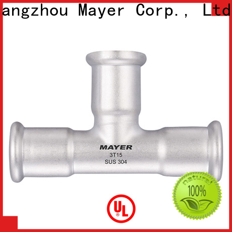 Mayer Custom stainless steel tee company gas supply