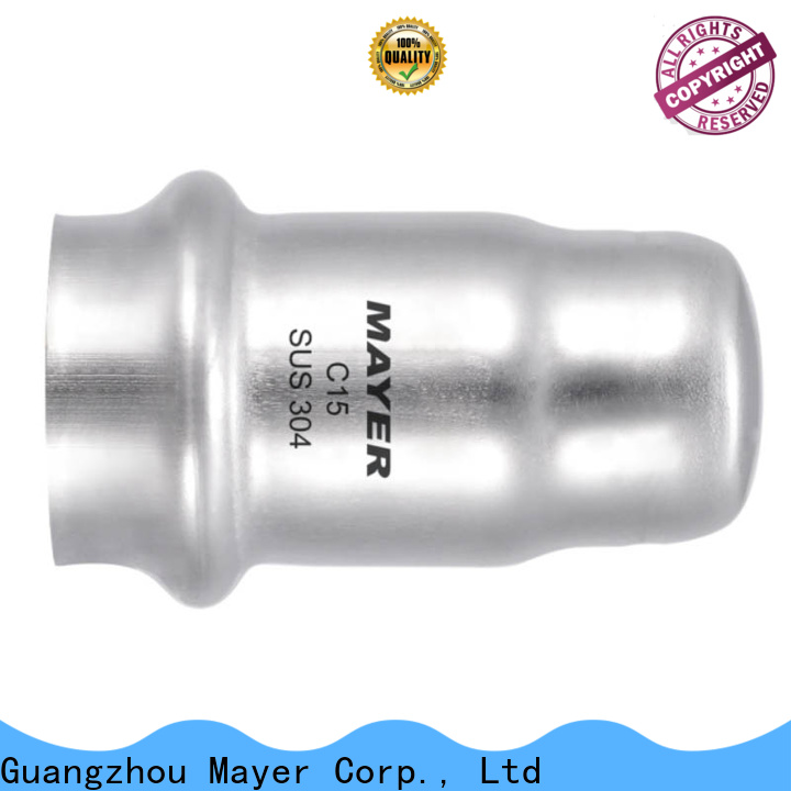Best press fitting end cap profile supply water pipeline