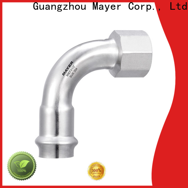 Mayer male fitting elbow suppliers industrial oil pipe system
