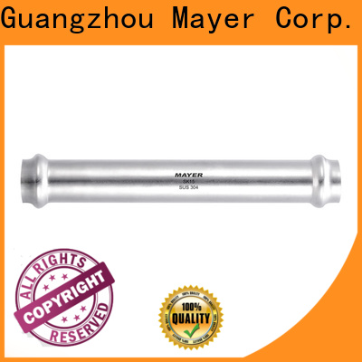 Mayer press stainless steel coupling supply gas supply