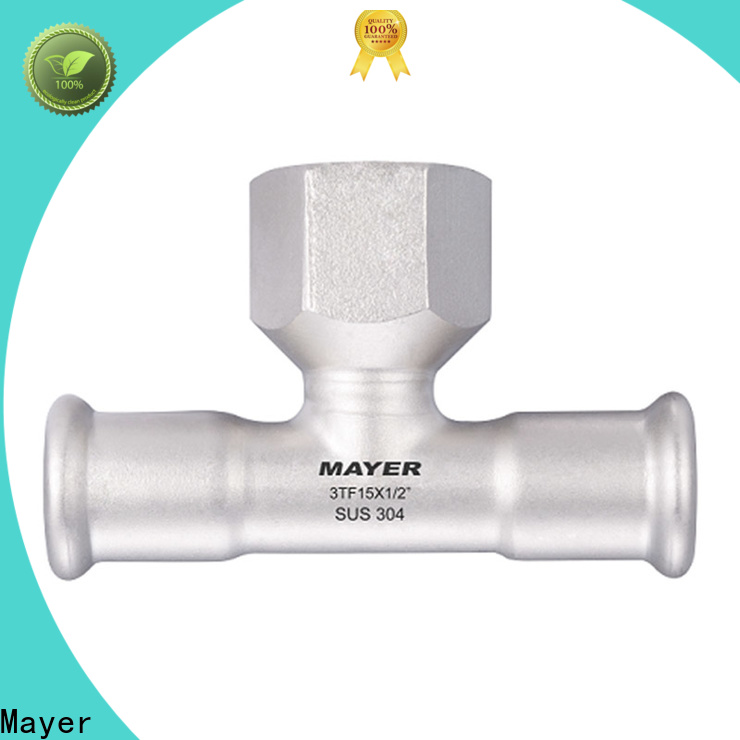 Mayer Wholesale tee stainless steel suppliers water supply