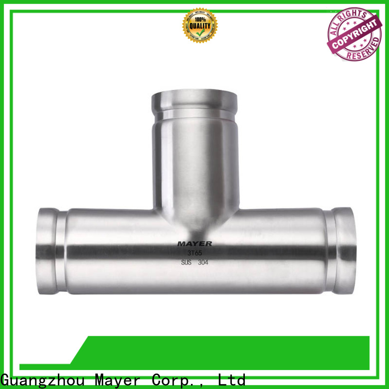 Mayer grooved stainless steel grooved pipe fittings manufacturers water pipeline